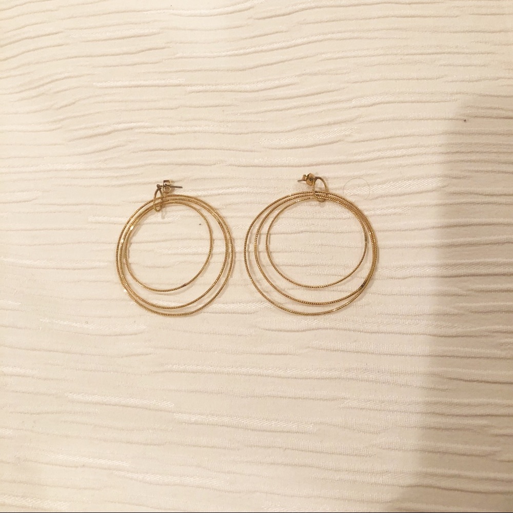 Yellow Gold Hoop Earrings